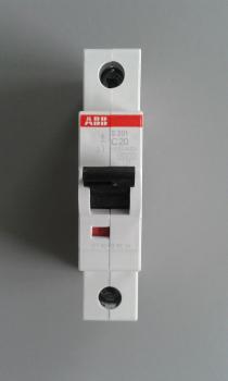 ABB Leitungsschutzschalter S201-C20 1-polig C20A 6kA